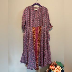 Kantha Bae Silk Sari Dress